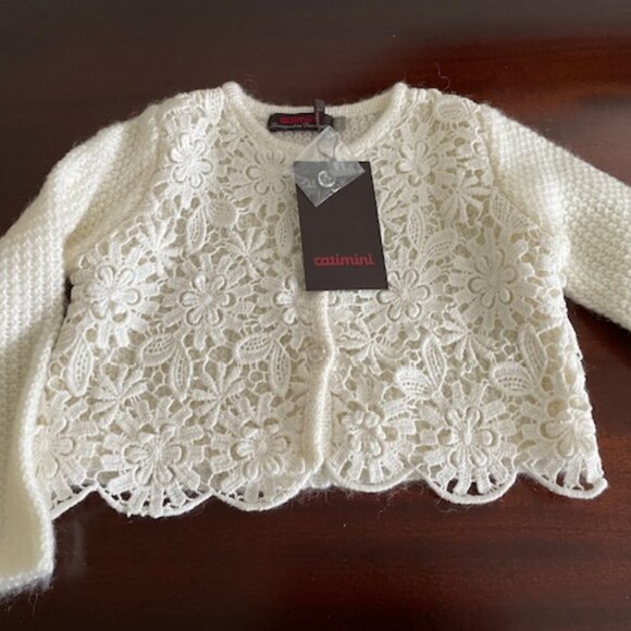 Catimini Baby Cardigan - original design – NWT- designed in France - size 2 - Picture 2 of 8